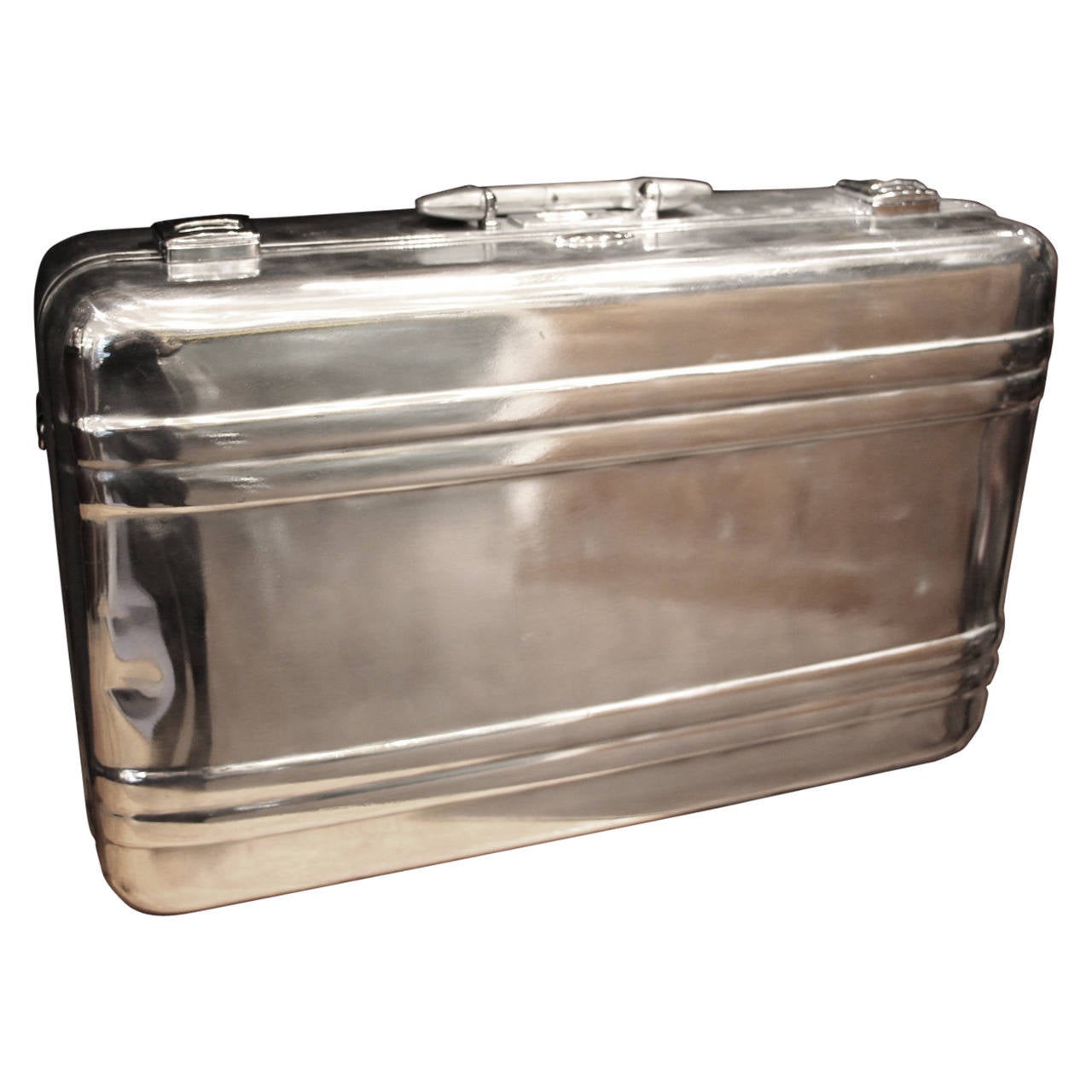 Polished Aluminum Suitcase by Halliburton at 1stDibs vintage