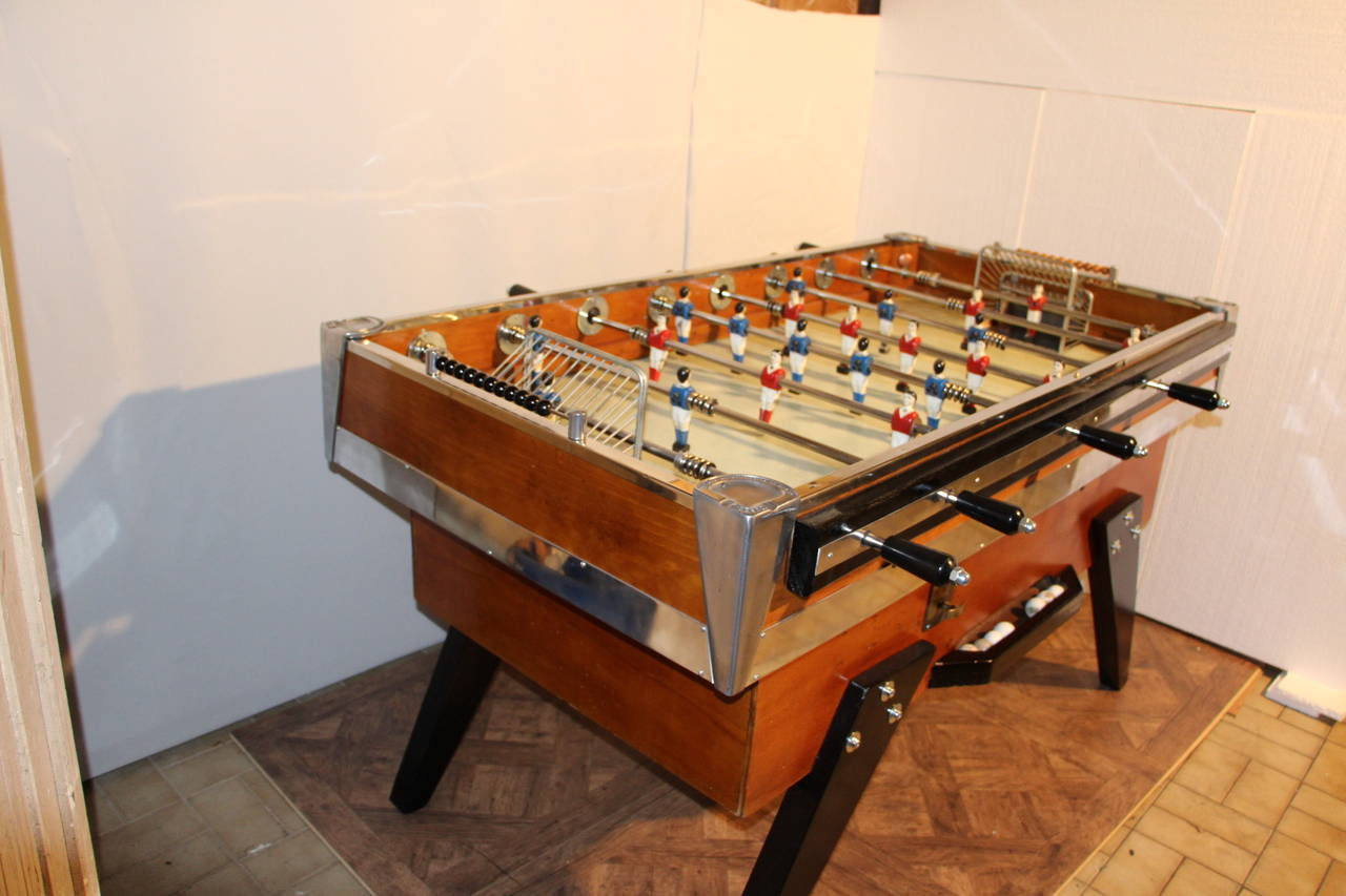 Beautiful French 1950s Cafe's Foosball Table 2