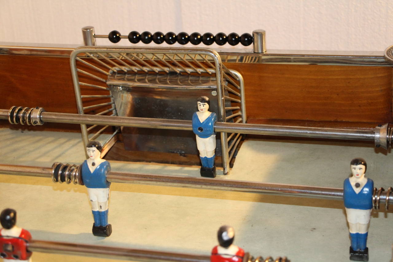 Beautiful French 1950s Cafe's Foosball Table 1