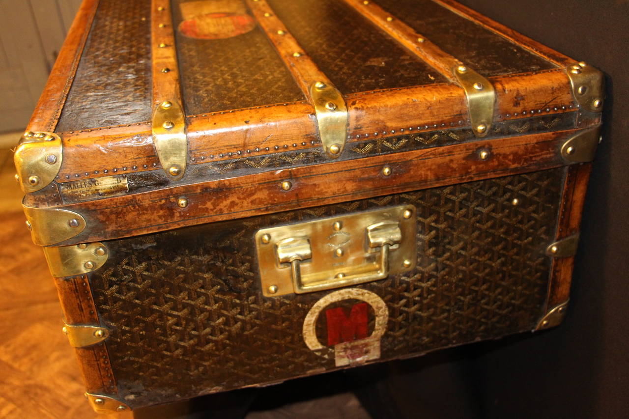 1920s Goyard Trunk In Excellent Condition In Saint-Ouen, FR