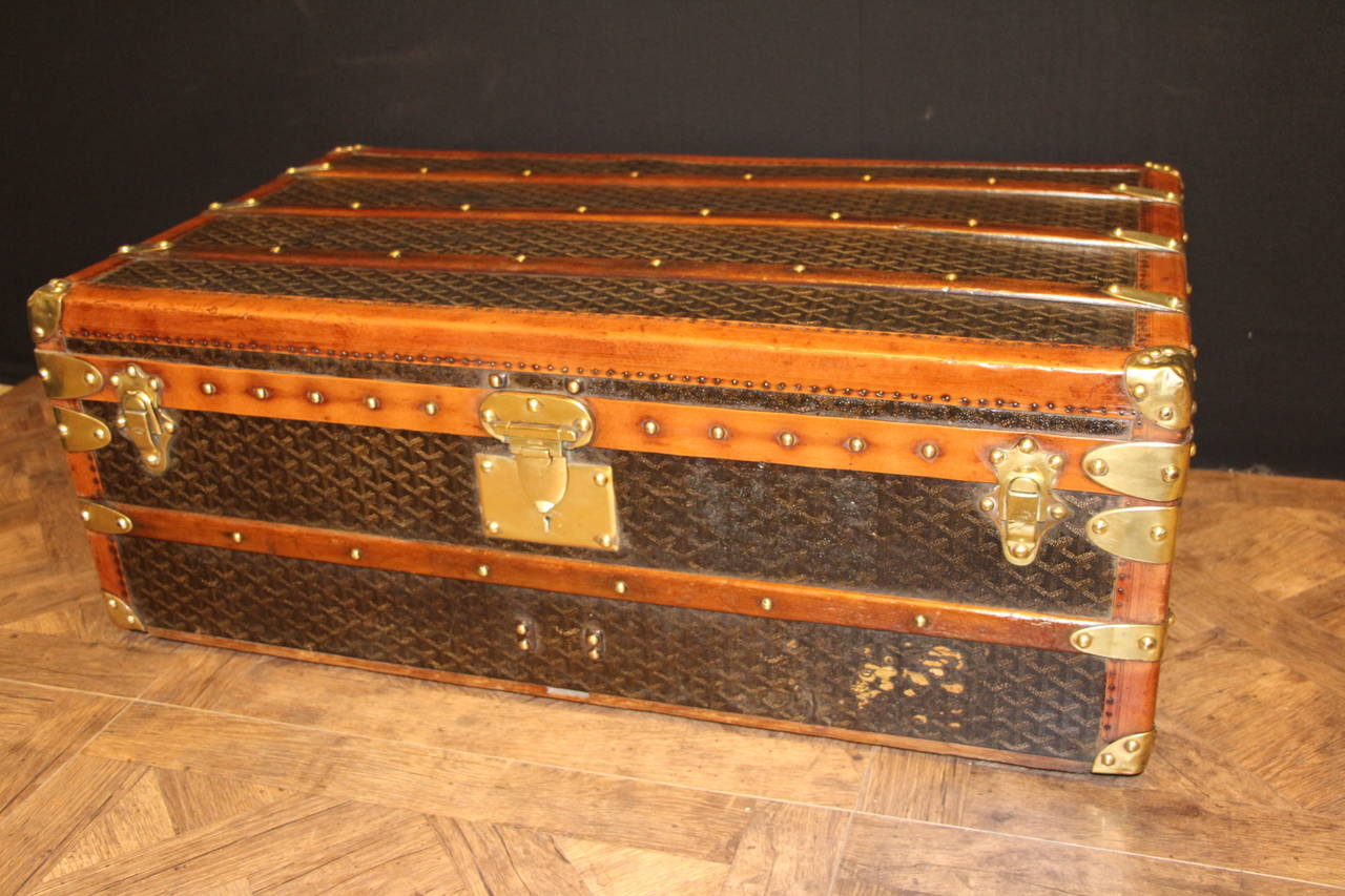 French 1920s Goyard Trunk