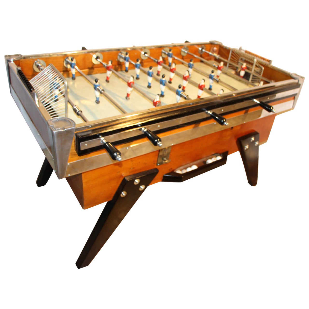 Beautiful French 1950s Cafe's Foosball Table