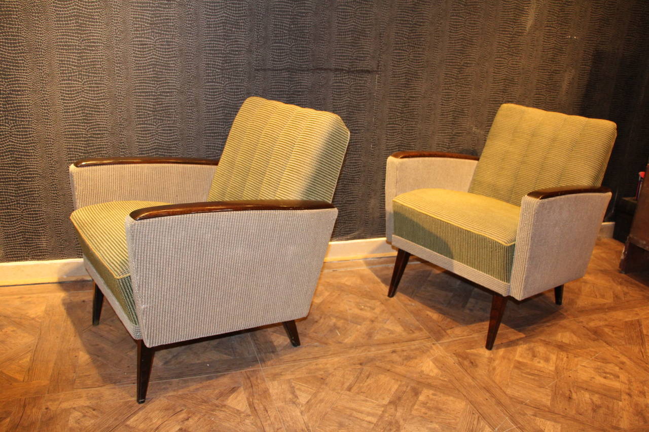 1950s Modernist Italian Pair of Chairs 2