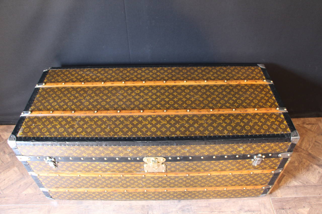 French Extra-Long Louis Vuitton Steamer Trunk
