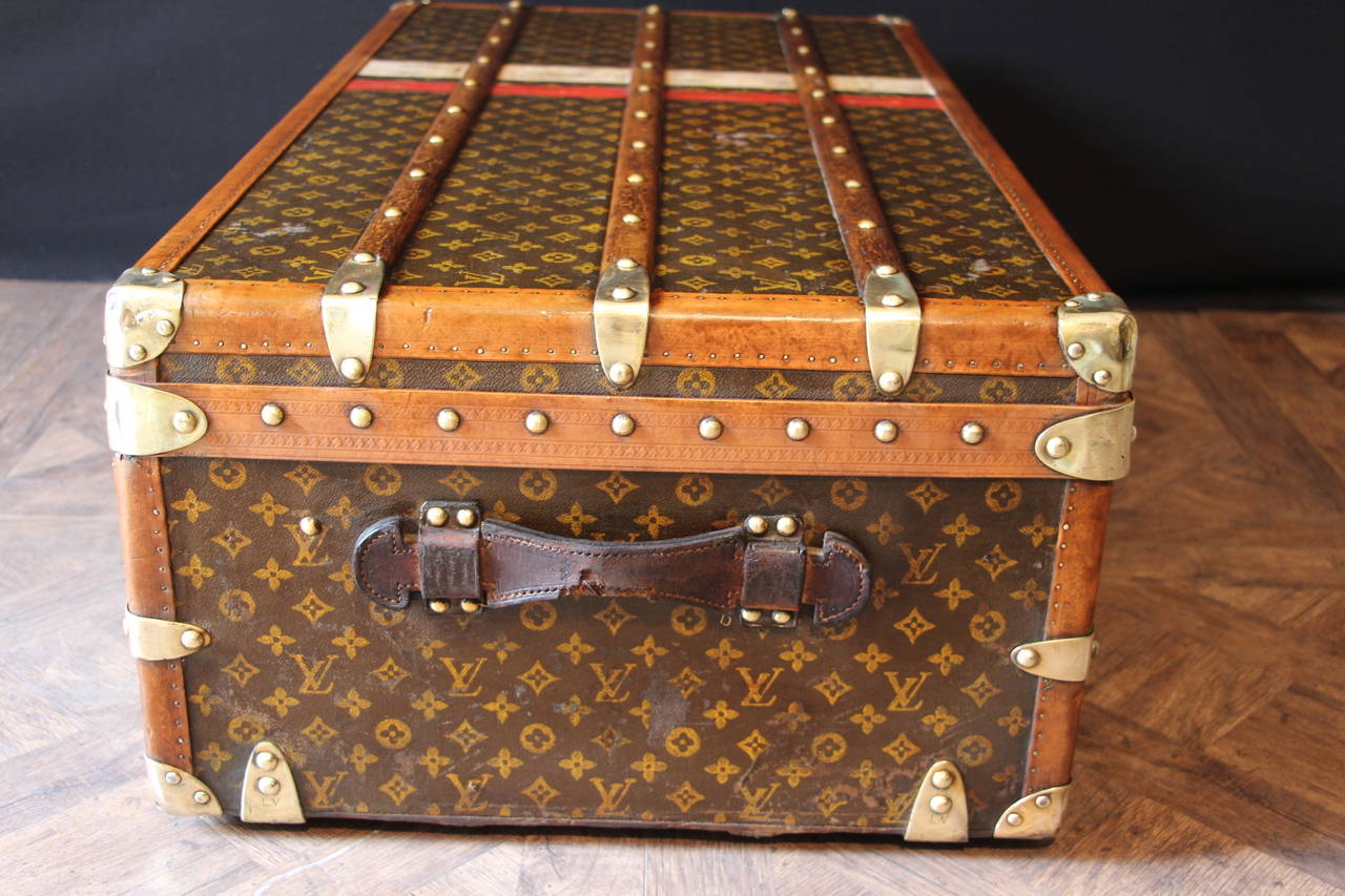 Early 20th Century 1920s Louis Vuitton Cabin Steamer Trunk