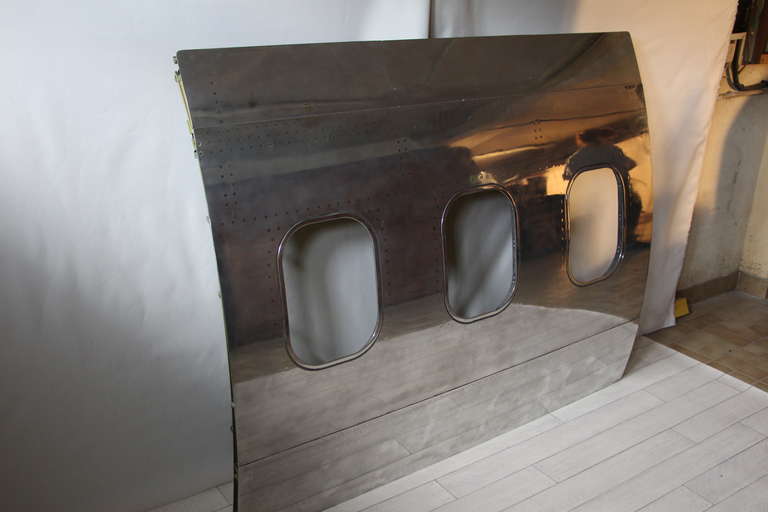 American Polished Aluminium Airplane's Fuselage