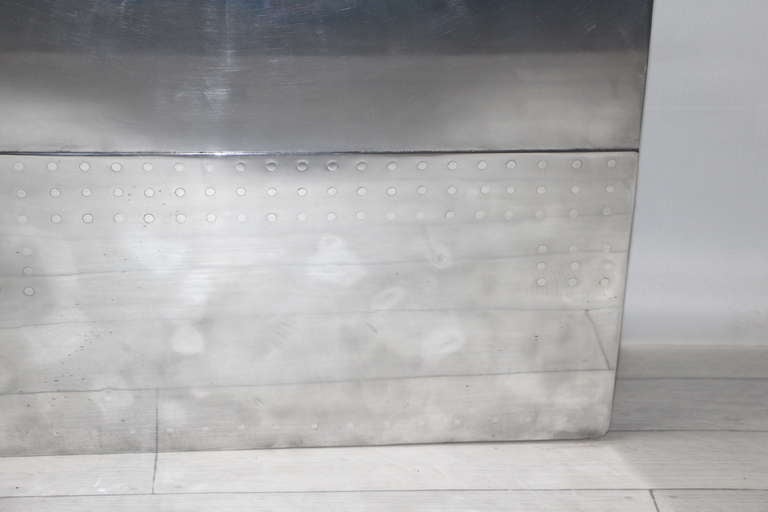 Polished Aluminium Airplane's Fuselage 1