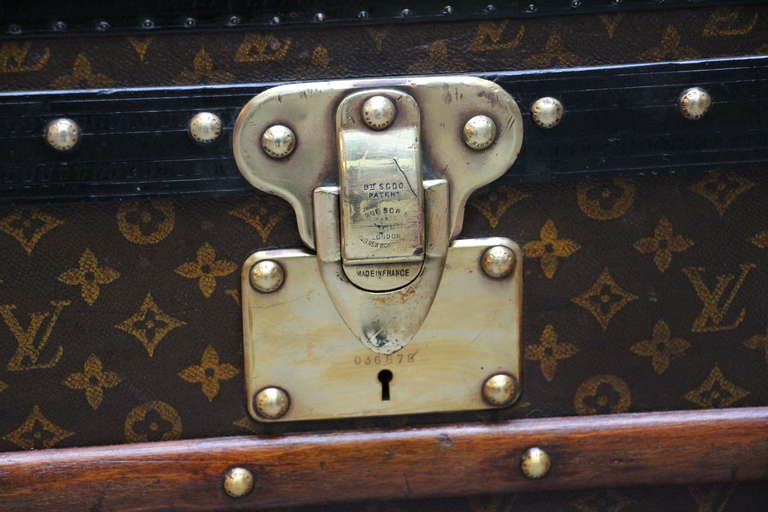 French 1920's Louis Vuitton Cabin Trunk, Malle Vuitton Cabine