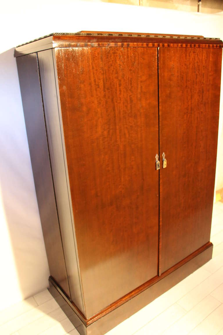 1930's Mahogany Compactom Steamer Trunk