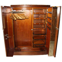 Used 1930's Mahogany Compactom Steamer Trunk