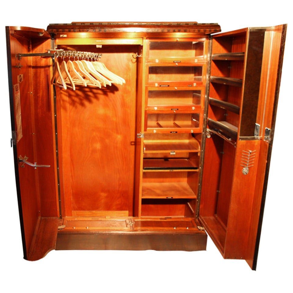 Wardrobe Steamer Trunk 15 For Sale on 1stDibs