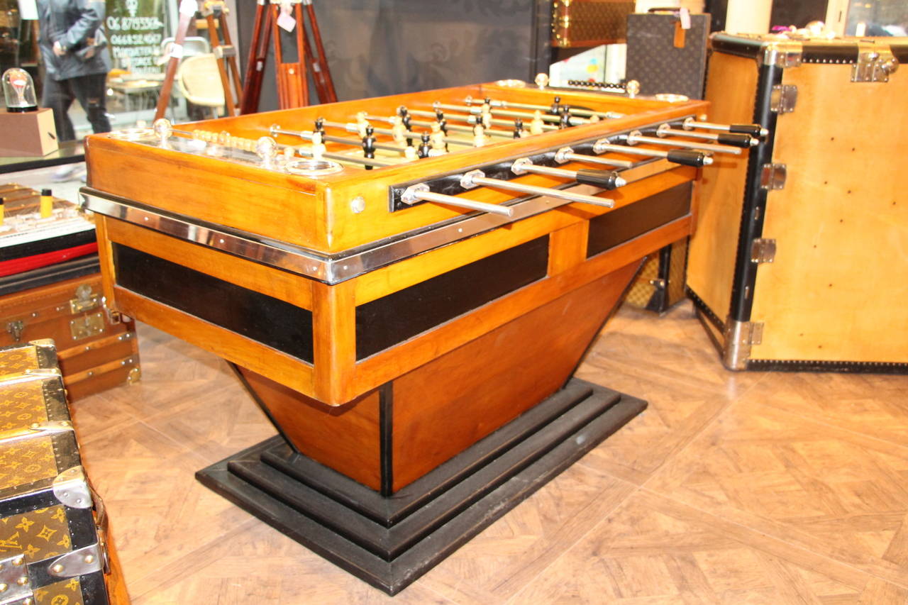 Aluminum 1950s Foosball Table