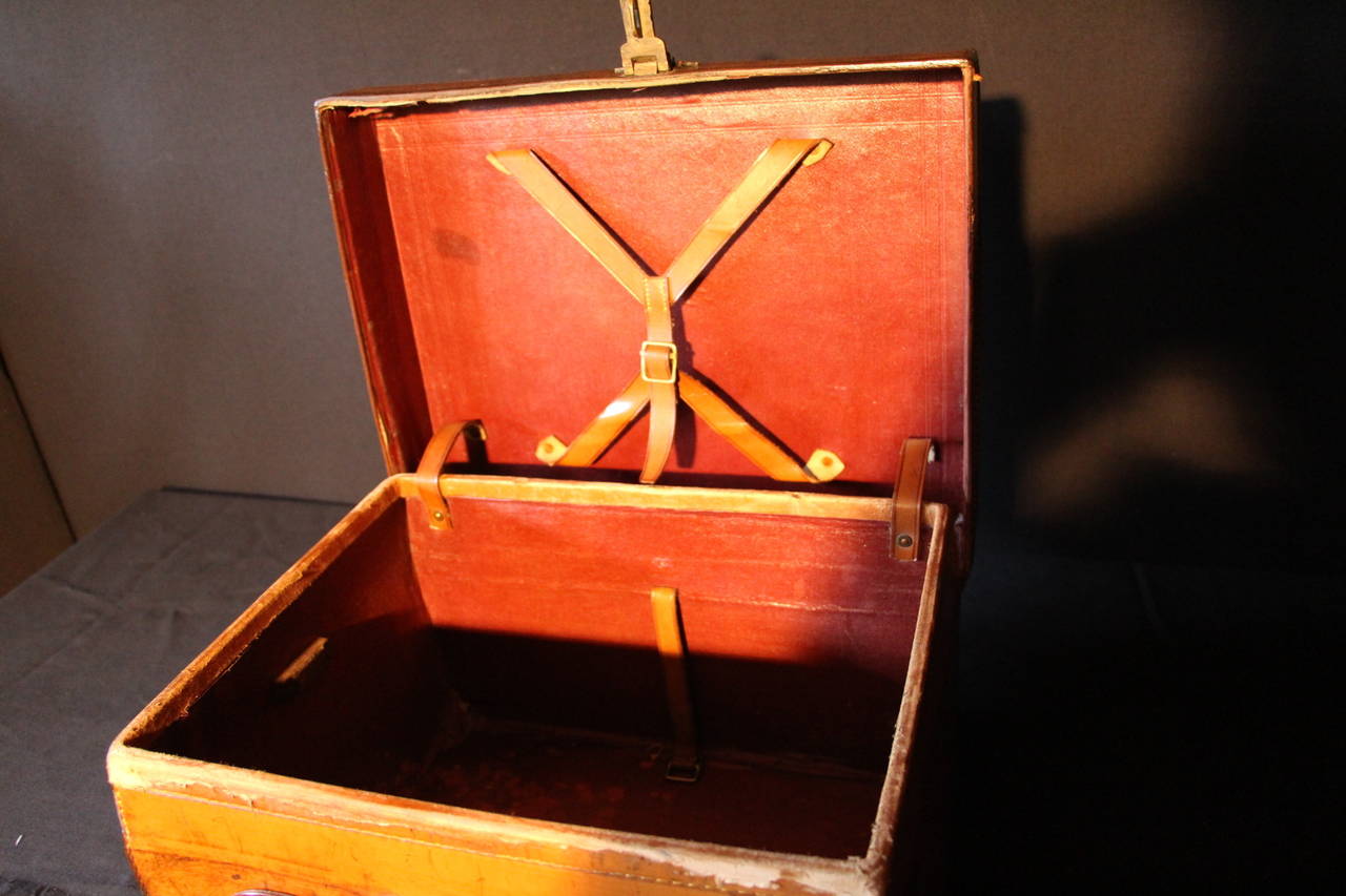 1930s Leather Hat Box 2