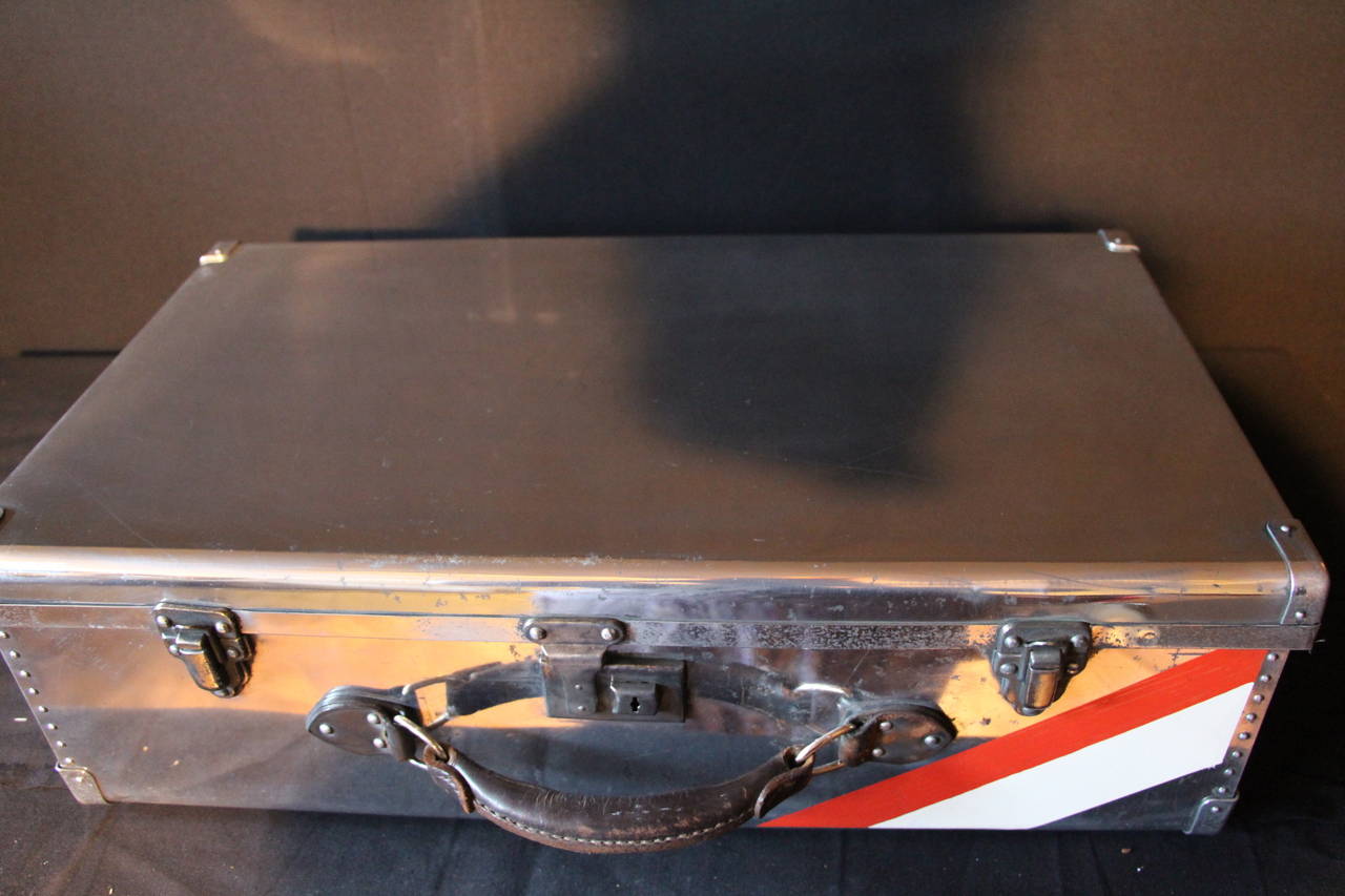 1940s Aluminum Suitcase 3