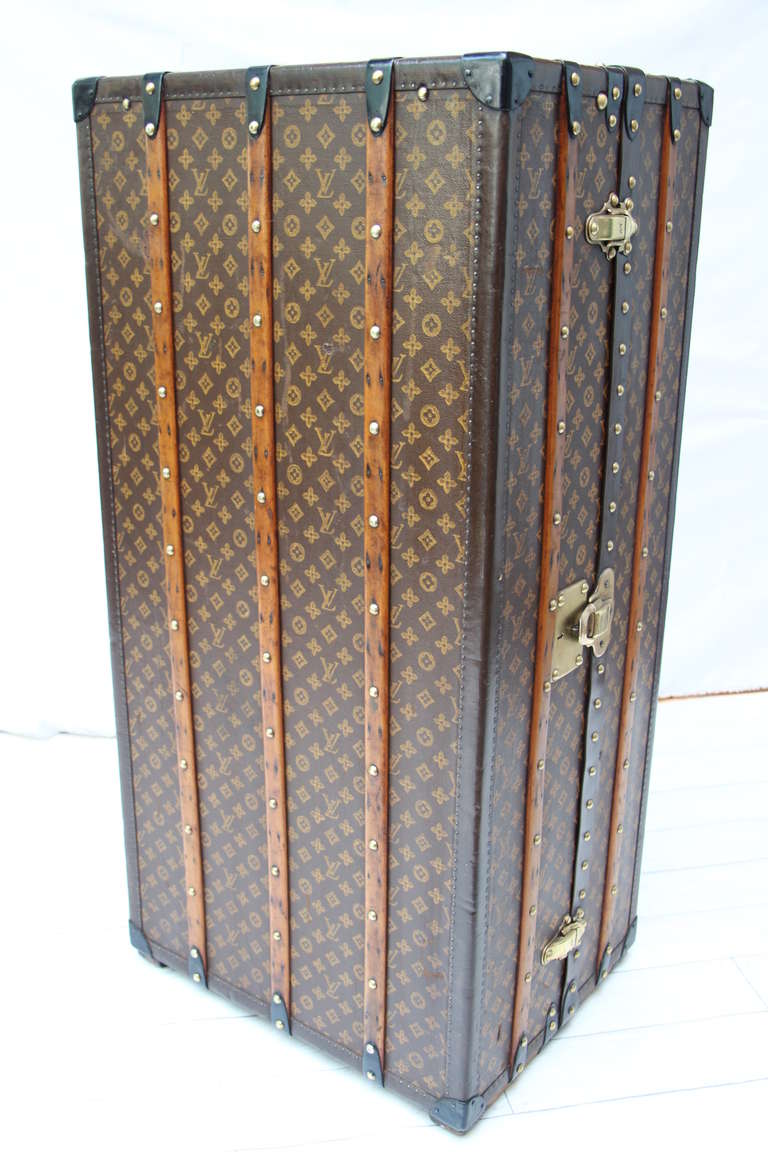 1920's Louis Vuitton Wardrobe Trunk(malle Vuitton armoire) 1