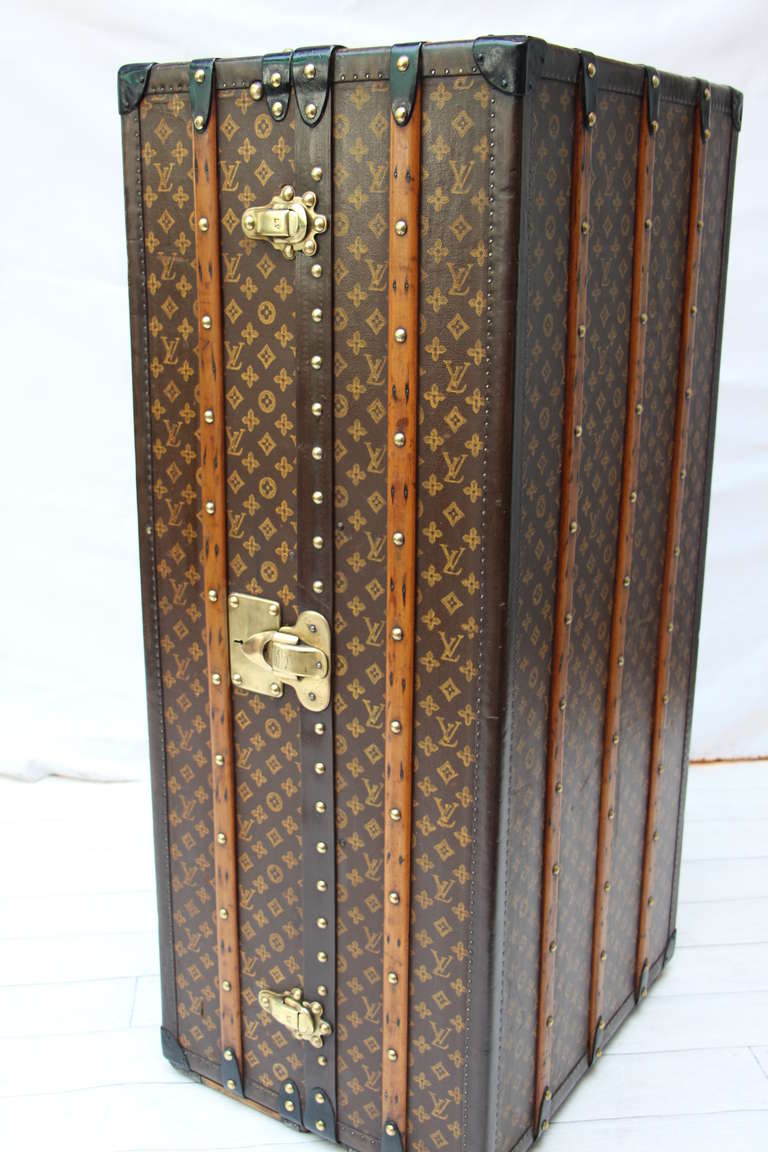 1920's Louis Vuitton Wardrobe Trunk(malle Vuitton armoire) 2