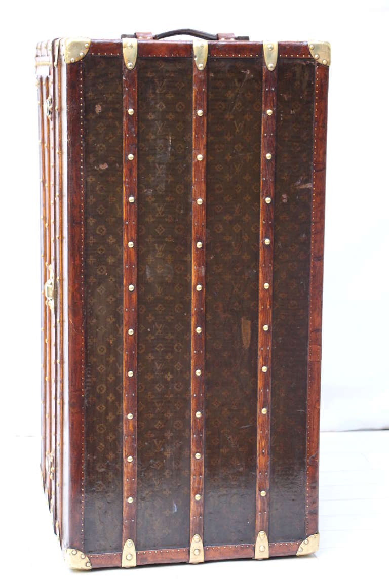 French Extra Large Louis Vuitton Wardrobe Trunk