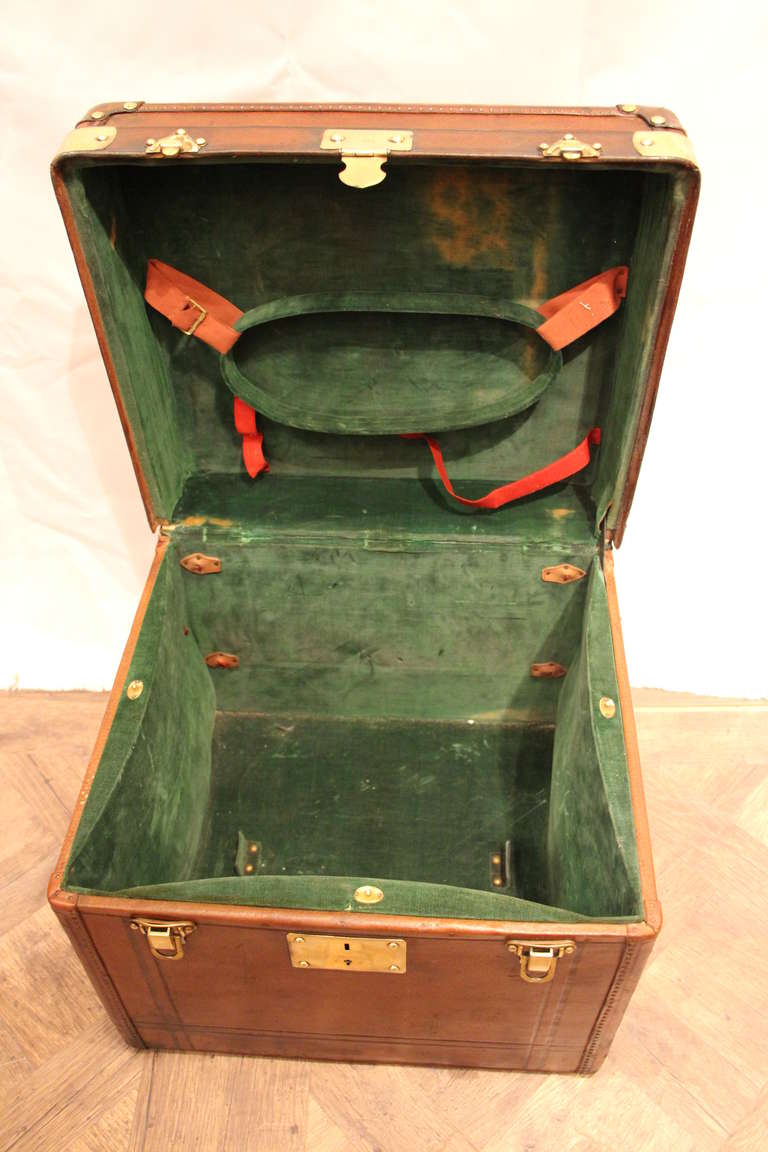 Leather Hat Box, 1930s  2