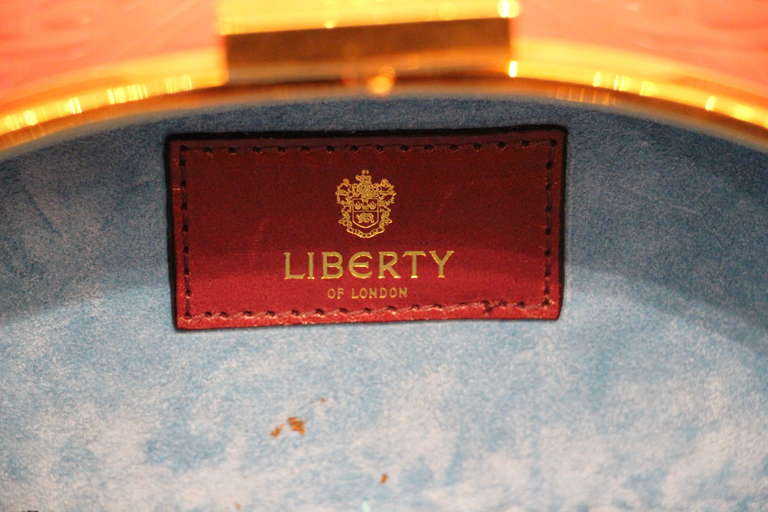 Leather Liberty Handbag In Excellent Condition In Saint-Ouen, FR