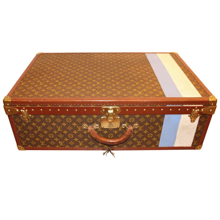 LOUIS VUITTON Monogram ALZER 80 Hard Case Trunk Suitcase Classic