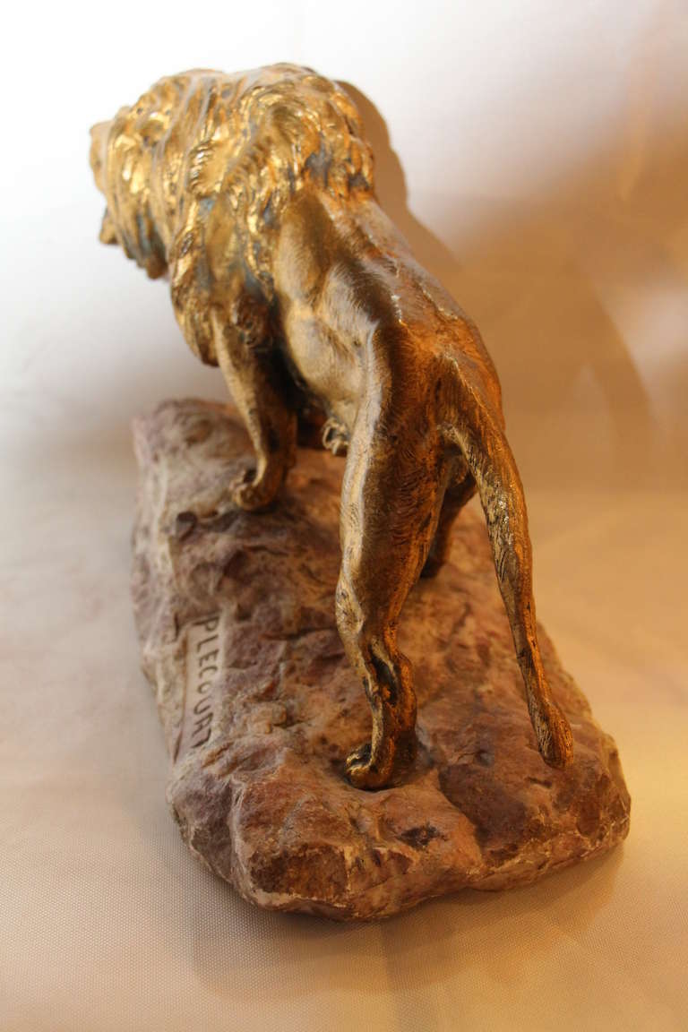 Antique Bronze Sculpture by Paul Lecourtier 2