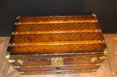 1890s Woven Canvas Louis Vuitton Courrier Trunk