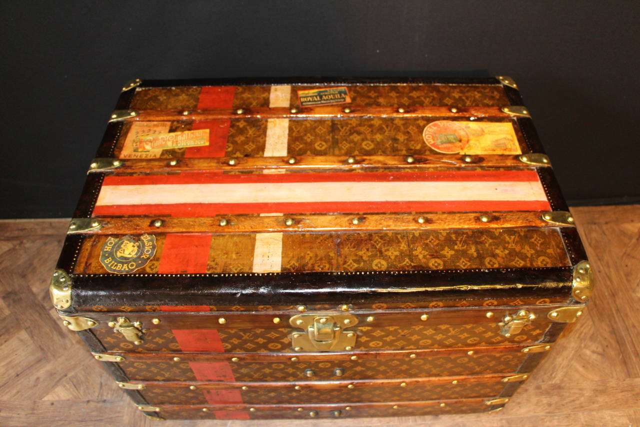 1920s Louis Vuitton Courrier Steamer Trunk
