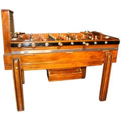 Vintage 1930s French Electric Foosball Table