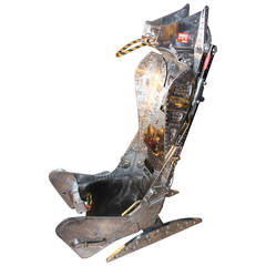 1950s Polished Aluminum Martin Baker Ejection Seat