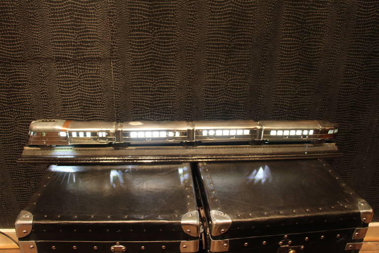 Pre-War Polished Aluminum Lionel Train