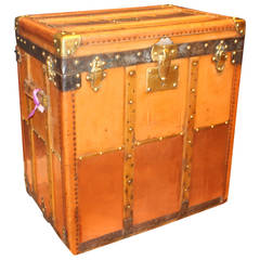 Very Rare Copper and Canvas Trunk