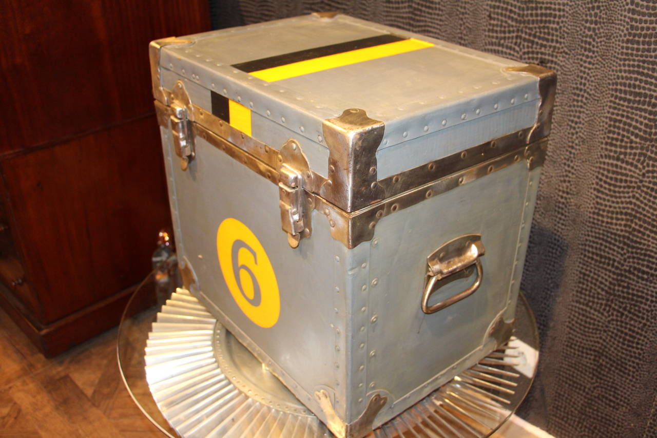 Unknown 1950's Steel Munitions Trunk