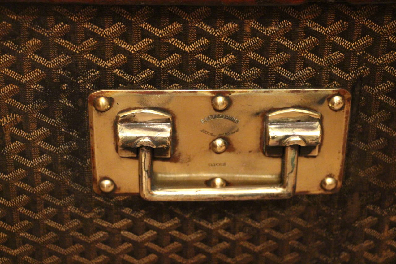 1910s Goyard Courrier Trunk 1