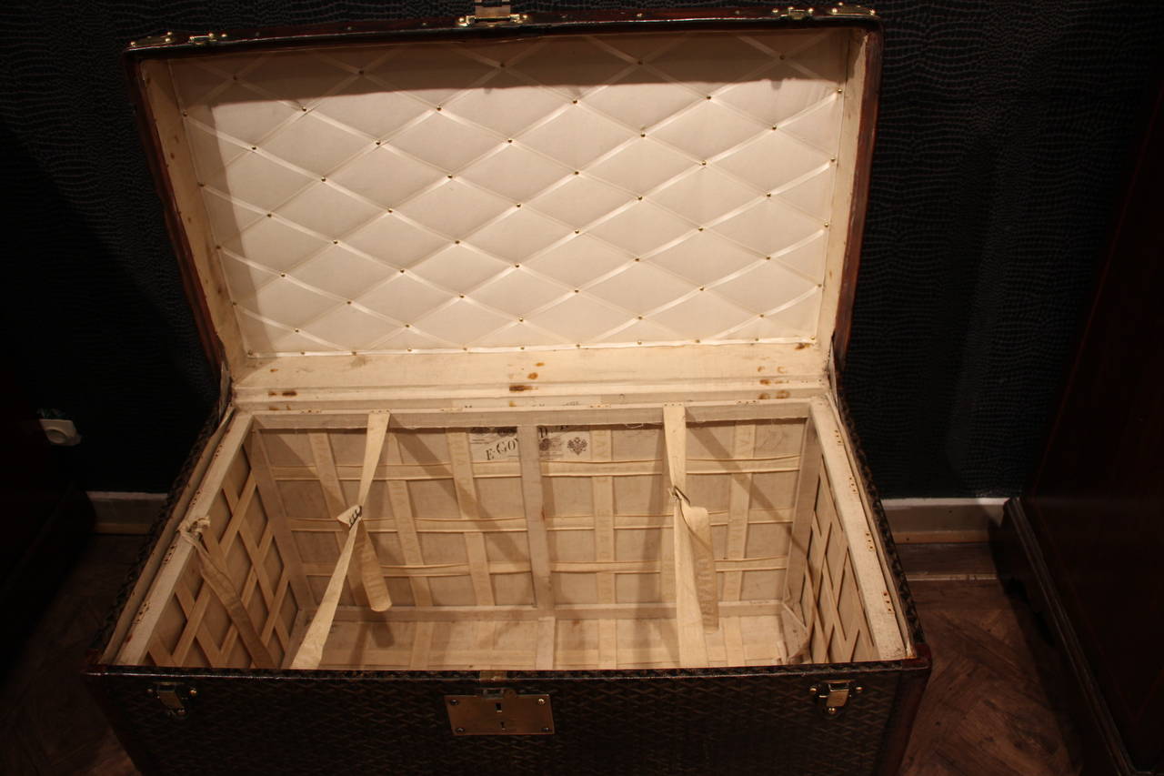 1910s Goyard Courrier Trunk 2