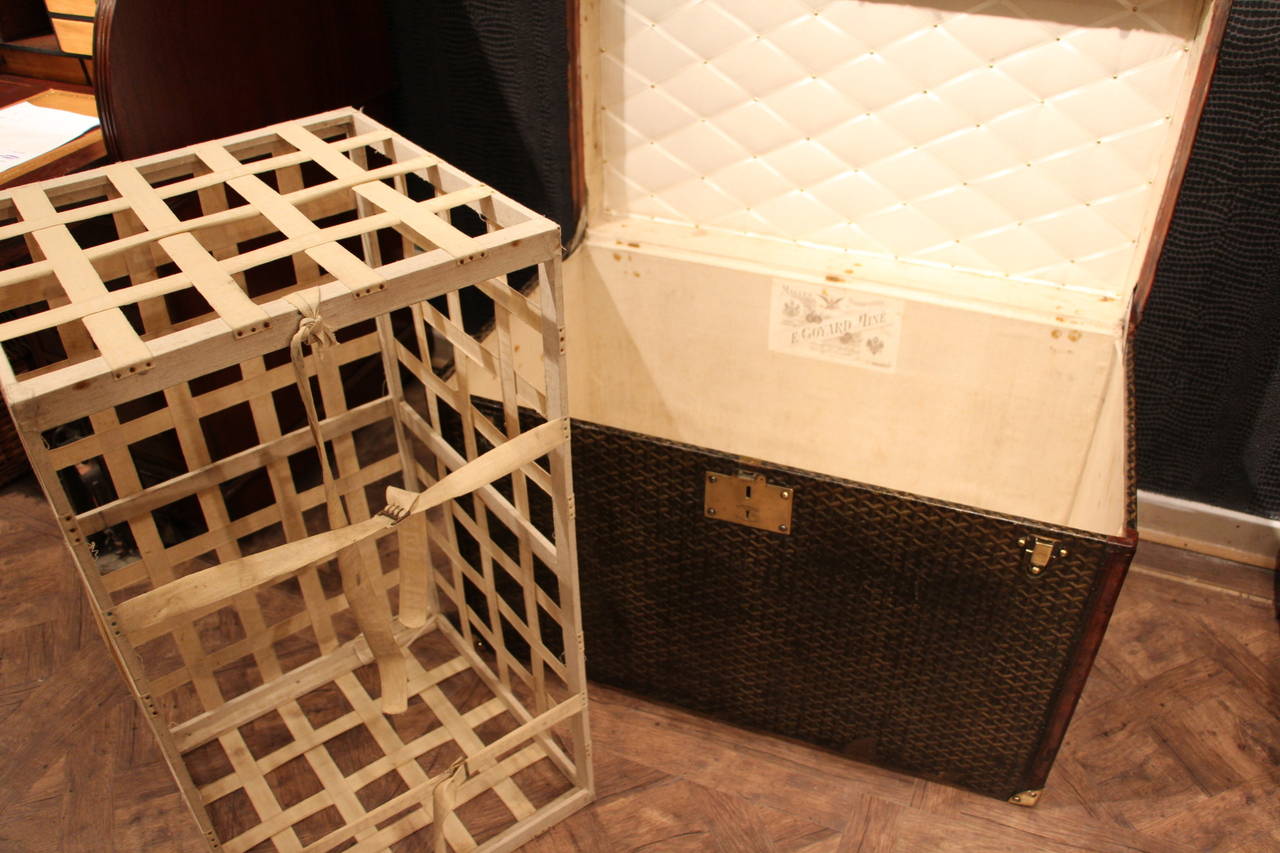 1910s Goyard Courrier Trunk 4