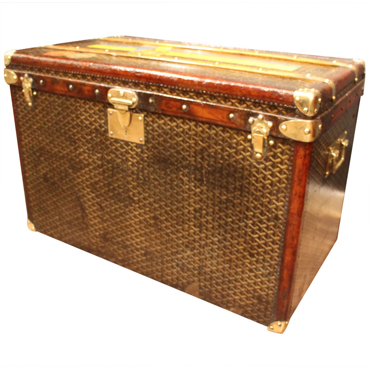 1910s Goyard Courrier Trunk