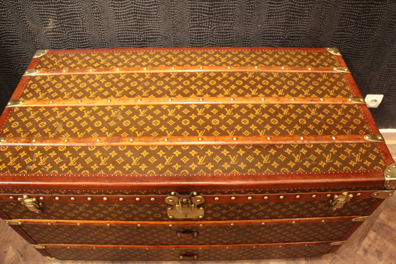 French 1920s Louis Vuitton Courrier Trunk