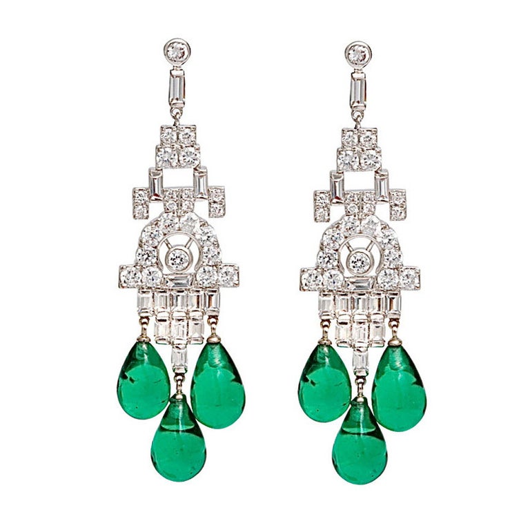 Emerald costume necklace discount