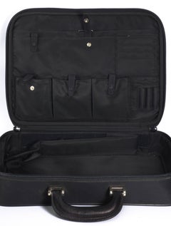Prada Nero Nylon Computer Shoulder Briefcase