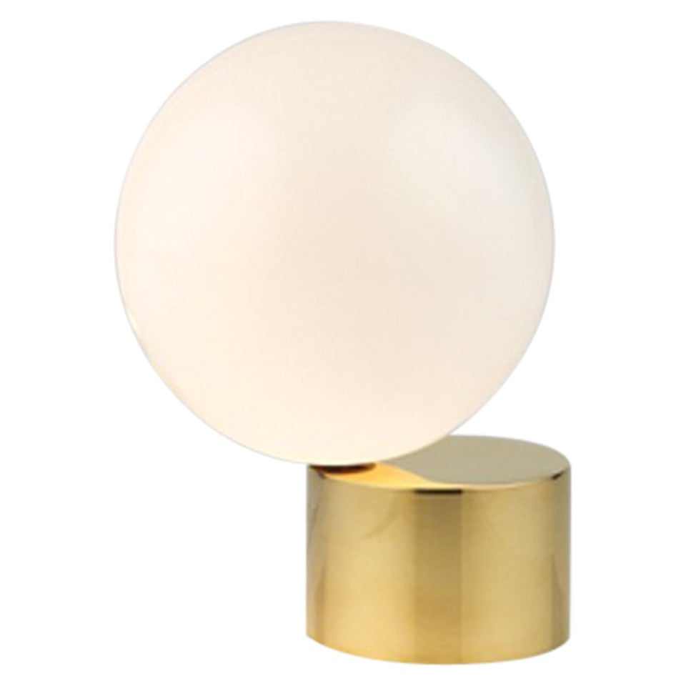 Tip of the Tongue Table Light in Polished Brass