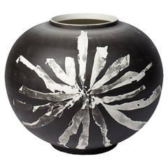 Round Silverware Vase