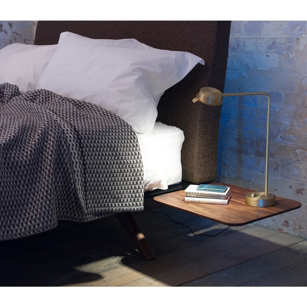 Matthew Hilton for De La Espada Hepburn Bed, Walnut In New Condition For Sale In New York, NY
