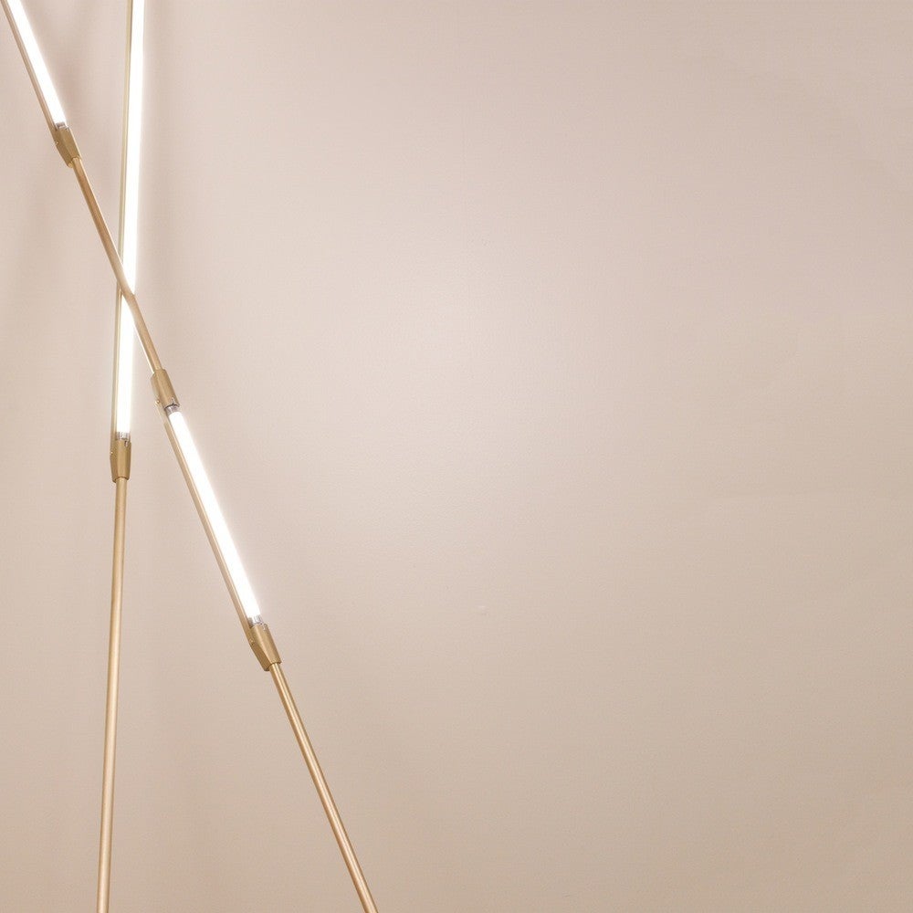 The SHY Light (taking its name from the initials of Bec's grandmother) uses the spare beauty of thin LED tubes to define the edges of its shape; in this way the function of the piece is created by its form, and vice-versa. Featured here as a pair