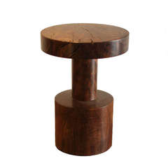 Claro Walnut Spindle Side Table