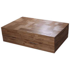 Piet Hein Eek Waste Scrap wood Coffee cube Low Table in Oak