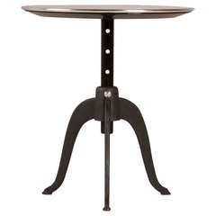 Ilse Crawford for De La Espada Sidekicks Adjustable Side Table Metal Black Wood
