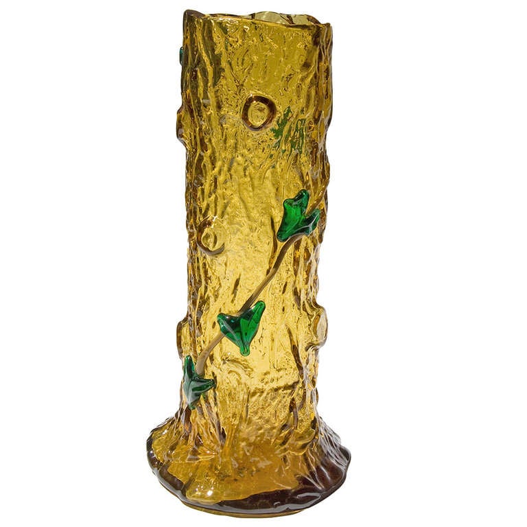 Cristal Vase by Auguste Jean For Sale