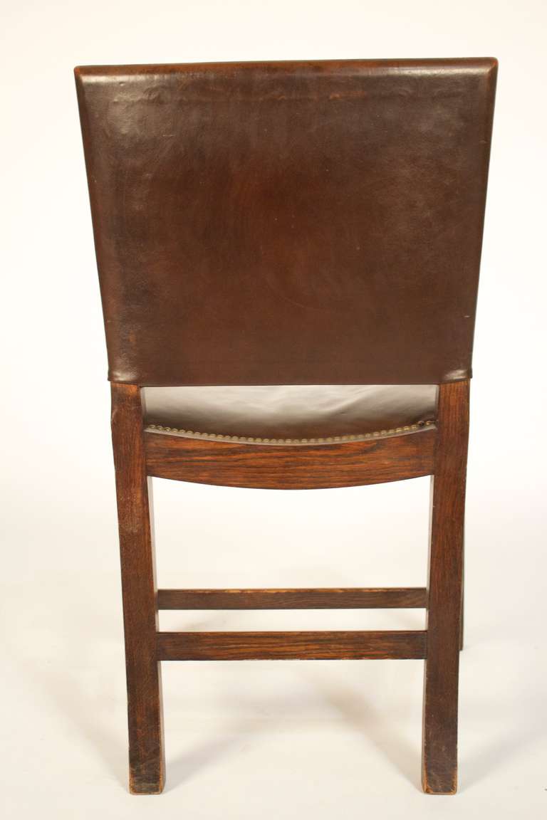 Danish Scandinavian Modern Kaare Klint Red Chair chair, Edition Rud Rasmussen For Sale