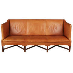 Scandinavian Modern Kaare Klint Three-Seater Sofa Edition Rud. Rasmussen