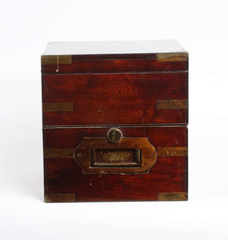 British Mahogany 2-Day Chronometer Dobbie Mcinnes Ltd, circa 1880 For Sale 2